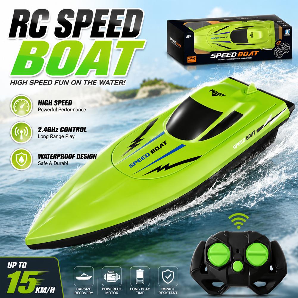 Rc Hobby Grade Boat - High-Speed Dual Motor RC Boat for