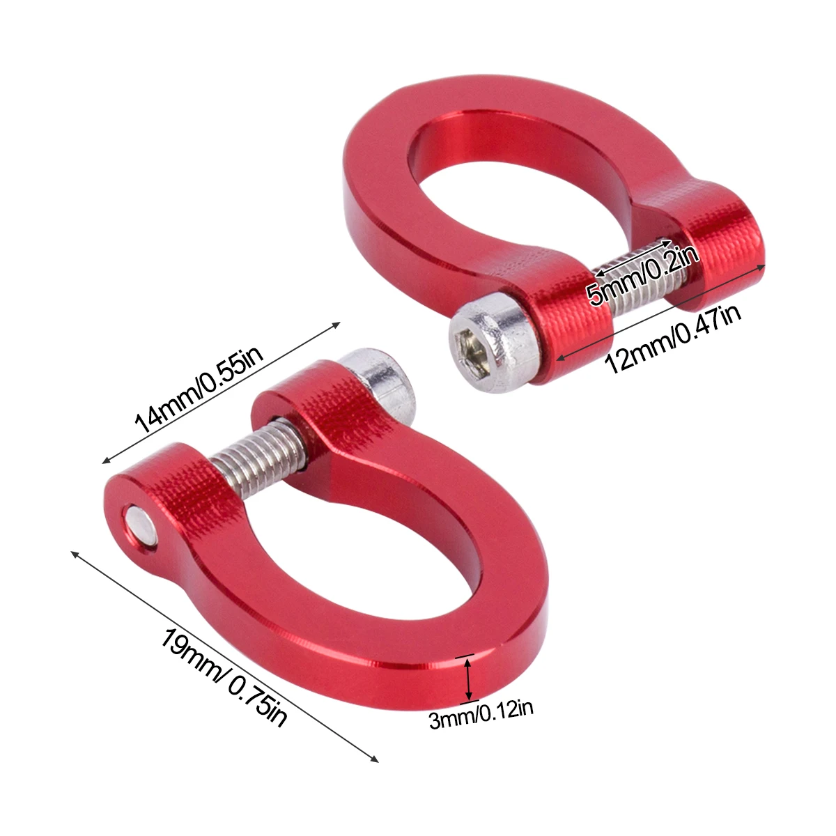 CNC Aluminum Bumper D-ring Tow - огляд і ціна Rc Crawler 4X4
