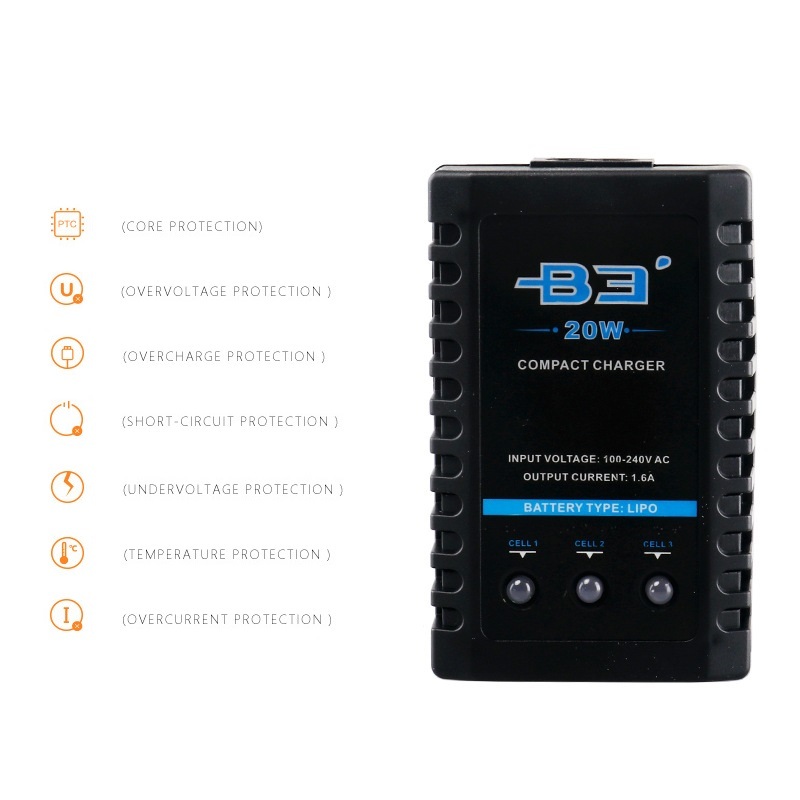 IMAX B3 PRO B3S 20W 1.6A Compa - огляд і ціна Rc Hobby Wholesale