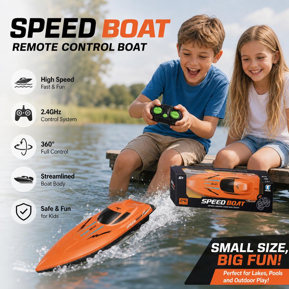 High-Speed Dual Motor RC Boat  - огляд і ціна Rc Hobby Grade Boat
