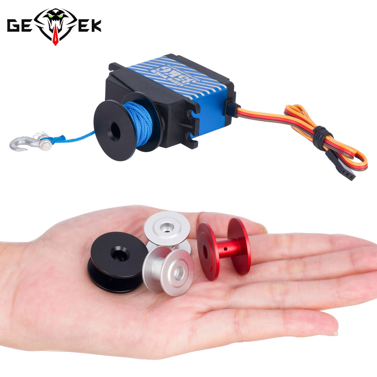 25t Steering Gear Servo Winch  - огляд і ціна Rc Crawler 4X4