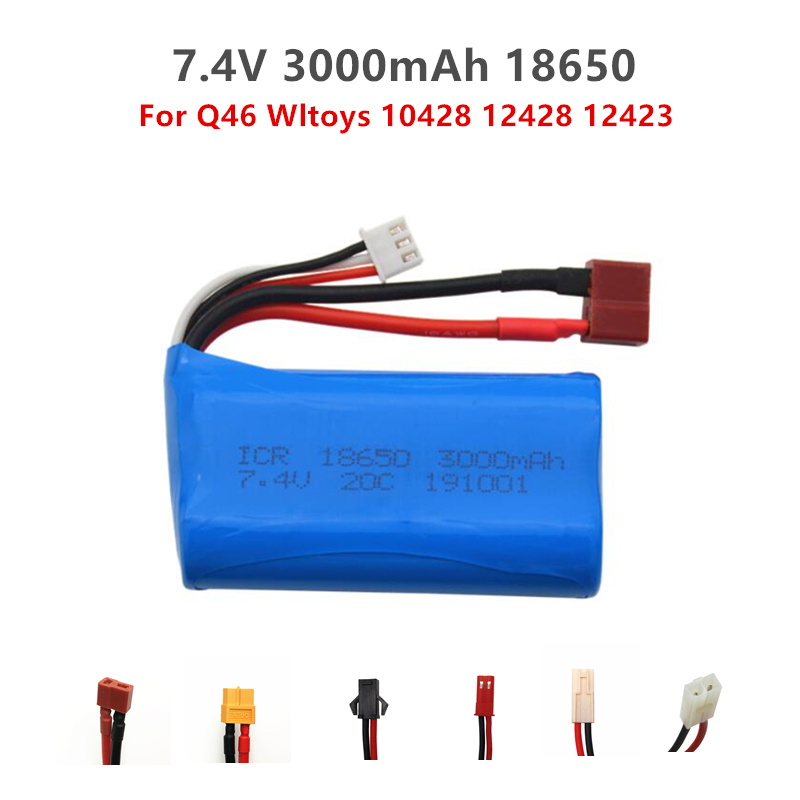 7.4V 3000mAh18650 Lipo Batery  - огляд і ціна Rc Hobby Wholesale