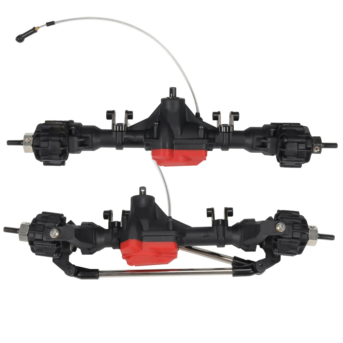 4Pcs Black Brass Link Mounts F - огляд і ціна Rc Crawler 4X4